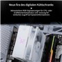Thermalright Assassin X 120R Digital White Refroidisseur d'air pour processeur, avec 4 caloducs de 6 mm, couvercle d'écran numér