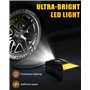 Toaren 12V Gonfleur Pneus Voiture Compresseur à Air Portatif Compresseur d'Air électrique avec Adaptateurs De Buse,Lumière LED P