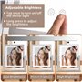 Miroir Coiffeuse avec lumière LED Miroir Hollywood avec 3 Modes D'éclairage Couleur Miroir Coiffeuse Lumineux avec Miroir Détach