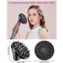 Xaosin Diffuseur pour Dyson Airwrap HS01 HS03 HS05, Diffuseur Cheveux Bouclés Embout Diffuseur Seche Cheveux, Conversion pour Dy