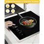 Cexovo Protege Plaque Induction Silicone 52x61 CM Tapis de Protection Plaque Induction Cuisson Induction en Silicone Tapis de Cu