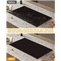 Cexovo Protege Plaque Induction Silicone 52x61 CM Tapis de Protection Plaque Induction Cuisson Induction en Silicone Tapis de Cu