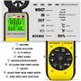 Anémomètre Numérique,Compteur de Vitesse du Vent Chaleur Stress WBGT Tracker,Mesurer de Vitesse du Vent/Température/Humidité,Ane