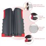 Eckerdromk Raquette de Ping-Pong Set, Professionnel de Tennis de Table avec 1 Extensibles Filet + 2 Raquette + 6 Balles +1 Sac d