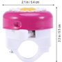 Cloche de Vélo Filles,2 PCS Sonnette Vélo Enfant Cloches de Vélo à Fleurs Sonnette de Vélo de Montagne Jolies Cloches pour Tout-