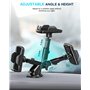 Hoppac Support Telephone Voiture, Porte Téléphone Voiture Tableau de Bord et Voiture Pare-Brise, 360 Degrés Rotation, Un Bouton