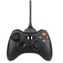 Lot de 2 câbles de charge pour Xbox 360 et manettes de jeu sans fil Slim Noir