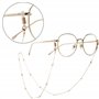 HAOBIN 100 pieces Lunettes Extrémités Chaîne de Lunettes Retenue Embouts de chaîne de lunettes Boucle de Chaîne de Lunettes Conn