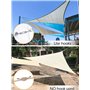 Kit de matériel de voile d'ombrage en acier inoxydable 304 pour installer des voiles rectangulaires et triangulaires pour jardin