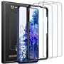 UniqueMe 3 Pièces Verre Trempé pour Samsung Galaxy S20 FE Protection Ecran
