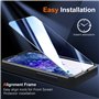 UniqueMe 3 Pièces Verre Trempé pour Samsung Galaxy S20 FE Protection Ecran,Protection de Positionnement,HD Transparent,Compatibl