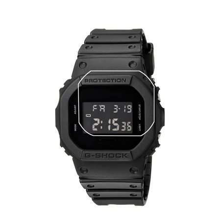 Zshion Lot de 2 films de protection d'écran compatibles avec CASIO DW-5600 Series [Dureté 9H] [Anti-rayures] [Anti-traces de doi