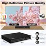 Maite DVD Player, Multi région pour TV, Connexion HDMI AV/entrée USB/entrée Mikrofon, supporte Le système NTSC/PAL, télécommande