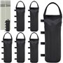 LEKEFETO Lot de 6 sacs de sable pour tente : 50 x 20 cm Sac de sable lesté avec longue ceinture