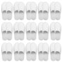 WANDGU Lot de 15 paires de chaussons d'hôtel 28 x 11 x 0