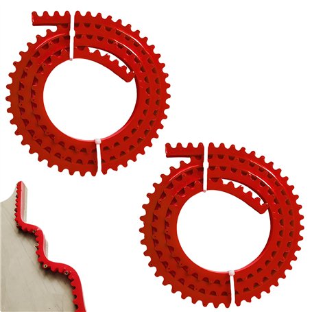 Règle courbe de 2 m pour fraisage de profilés