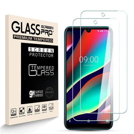 HJX Verre Trempé pour Wiko View 3 Pro Protecteur D'écran [2 pièces]