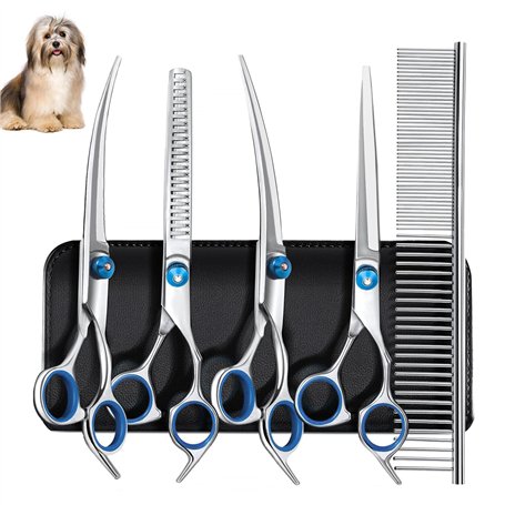 Diompirux paquet de 5 Profes Ciseaux Toilettage Professionnel Chien Poils