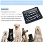 Diompirux paquet de 5 Profes Ciseaux Toilettage Professionnel Chien Poils, Compris 1 Ciseaux à Effiler, 2 Ciseaux Courbes, 1 Cis