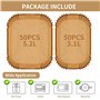 DUBUOZA 100 PCS Papier Cuisson Air Fryer Pour Air Fryer Philips Airfryer Série 3000, Papier Sulfurisé pour Moulinex EZ901820 5,2