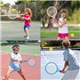 2 en 1 Raquette de Tennis et Badminton pour Enfants avec 6 Balles - Adaptée aux Sports d'Intérieur et d'Extérieur