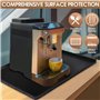 Royouzi Tapis pour Machine à Café,48 x 29 cm Silicone Antidérapant Tapis pour Machine à Café Entièrement Automatique, Attraper L