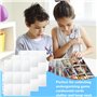 Classeur de cartes 60 pages 1080 Pochettes pour Cartes Pokemon,Protège Page Photo Double Face, Pokemon Trading Card Sleeves pour