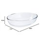 Pyrex - FO3YL - Essentials Plat à four ovale en verre - 30x21x6 cm