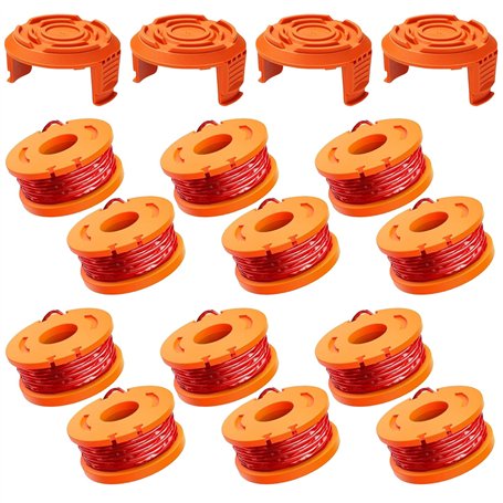16 pcs Bobines de Fil Compatible avec Worx Coupe Bordures