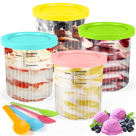 Diealles Shine Bacs à Crème Glacée pour Ninja