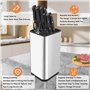 Foydrema Bloc Couteaux Cuisine Vide - Inox Porte Couteaux de Cuisine plus de 8 Couteaux - Grand Range Couteaux de Cuisine - Supp