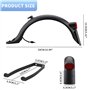 Foydream Garde Boue Trottinette, Electrique Garde Boue Arrière Trottinette Support Métallique pour Xiaomi Mijia M365 1s Essentia