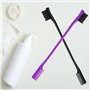 Brosse Coiffeurs de Bord de Cheveux, 2 Pcs Double Face De Contrôle, 2 en 1