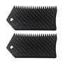 iBOARD Lot de 2 peignes à cire + clé d'aileron pour planche de surf et longboard