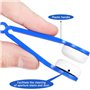 20 Pcs Générique Lunettes de Soleil Brosse Nettoyage Outil, Lunettes de Soleil Outil de Nettoyage, Portable Microfibre Brosse Lu
