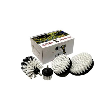 Brosse de Nettoyage pour Voiture - Brosse de Nettoyage pour perceuse - Brosse de Roue - Tapis de Voiture - Brosse de détail - Ne