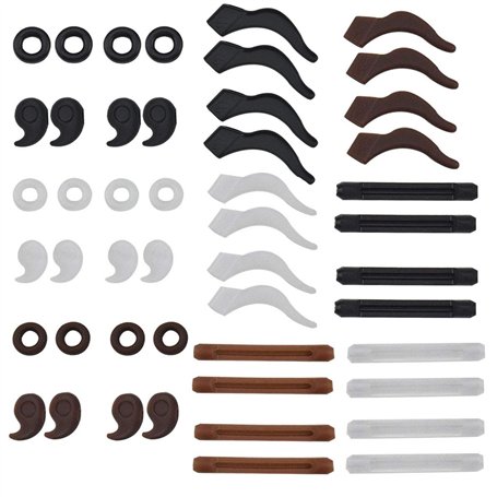 24 Paires Oreille de Lunettes Supports de Lunettes en Silicone Antidérapant pour Lunettes Crochets d'oreille de Lunettes Poignée