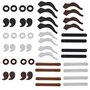 24 Paires Oreille de Lunettes Supports de Lunettes en Silicone Antidérapant pour Lunettes Crochets d'oreille de Lunettes Poignée