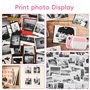 (20 Rouleaux) Papier Thermique Appareil Photo Enfant, Papier de Rechange pour Appareil Photo Enfant, Rouleau Papier Appareil Pho