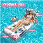 LUVTOY Matelas Gonflable pour Adultes avec Dossier Réglable, Bouee Piscine avec Porte-gobelet Flottant, Indispensables pour Les