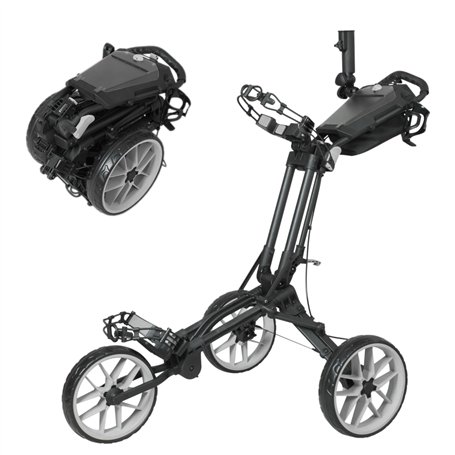 Newfly Chariot de Golf à Trois Roues Compact Ultra - léger Taille Pliante Minimale