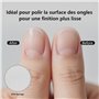 Lot de 10 Bloc Polissoir Ongles, Nail Art Tips Tool, Lime de Polissage Professionnelle pour Poncer Les Ongles en Acrylique ou Ge