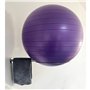 Support Mural en Acier Inoxydable pour Ballon de Yoga et de Stabilité - Rangement Robuste pour Exercices, 32 cm à 86 cm, avec Vi