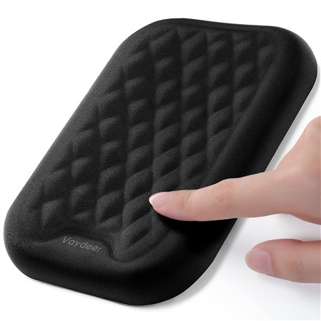 VAYDEER Repose-poignet pour clavier - Support de coude avec accoudoir en mousse à mémoire de forme pour bureau - Réduit la press
