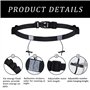 Ceinture Porte-Dossard pour Marathon Triathlon Ceintures,Entièrement Ajustable et Fonctionnel,pour Numéro de Participant de Cour