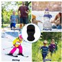 SEFIRST 3 Pcs Cagoule Enfants, Masque de Ski, Cagoule Moto Balaclava Hiver Tour de Cou Enfants Coupe, Protection UV, Charpe de C