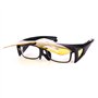 Dollger Lunettes de Conduite de Nuit sur Lunettes Prescription Lunettes de Vision Nocturne HD Polarisées anti-éblouissement pour