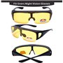 Dollger Lunettes de Conduite de Nuit sur Lunettes Prescription Lunettes de Vision Nocturne HD Polarisées anti-éblouissement pour