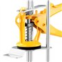 QWORK® 4 pièces de lève-carreaux permettant d'économiser du travail, réglage de la hauteur de 1 cm à 10 cm, jusqu'à 500 kg