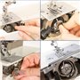 DesertBoy 9 Pièces Canette Metal Machine a Coudre avec 1 Pièces Boitier de Canette Métallique Universel pour Machine à Coudre br
